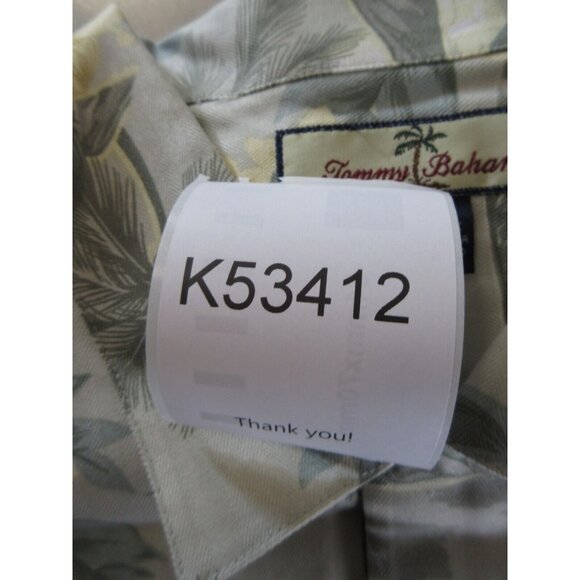 Tommy Bahama Shirt XL Silk Hawaiian Button Up Loop Collar Tropical - Picture 9 of 9